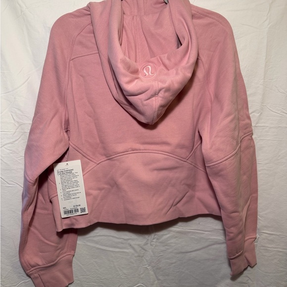 NWT Lululemon Pink Haze Scuba Oversized Full zip Women's hoodie - Picture 2 of 3